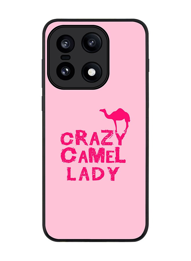 For OnePlus 15 Case,Slim fit Camera Protection, Shockproof Thin Phone cover  - Crazy Camel Lady